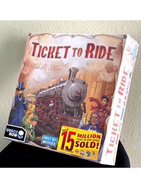 NIB Ticket to Ride game by Alan R. Moon, new in box board game complete